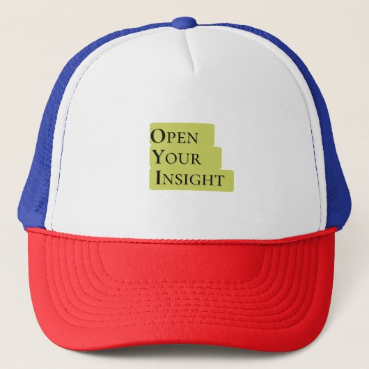 Casquette Open Your Insight (Devant)
