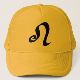 Casquette Or jaune de signe de zodiaque de Lion