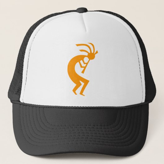 Casquette Orange de Kokopelli (Devant)