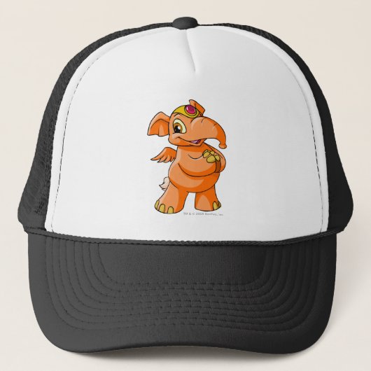 Casquette Orange d'Elephante (Devant)