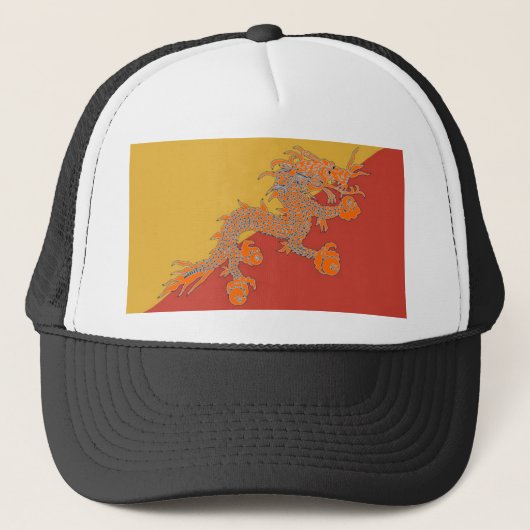 Casquette Orange Dragon (Devant)
