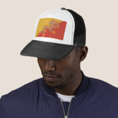 Casquette Orange Dragon (En situation)