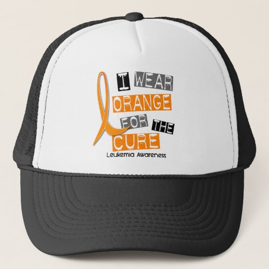 Casquette Orange d'usage de la leucémie I pour le traitement (Devant)