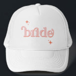 Casquette Orange PINK Disco Bridal Party de mariée poule DO<br><div class="desc">Revenez dans le temps avec notre collection Retro Disco Ball Bridal Shower Invitations & Decor. Plongez dans la nostalgie de la les années 70 avec des arches beiges et grises, rehaussées de polices de parties scintillant argentées super. L'emblématique boule de disco rétro prend le devant de la scène, évoquant une...</div>