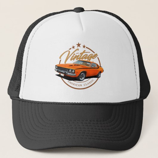 Casquette Orange Vintage Roadrunner (Devant)