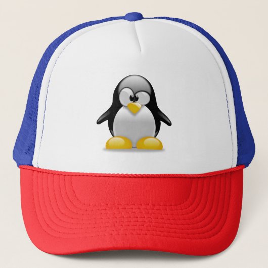 Casquette Ordinateur Nerd Tux Linux Penguin (Devant)