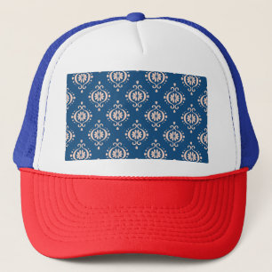 Casquette Ornement damassé Ikat Géométrique