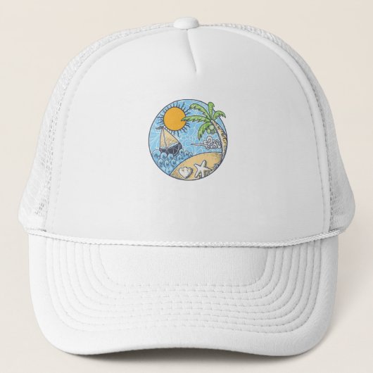 Casquette Ornement d'été (Devant)
