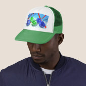 Casquette Ornements de Noël (En situation)
