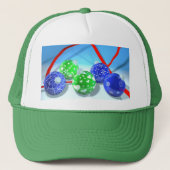 Casquette Ornements de Noël (Devant)