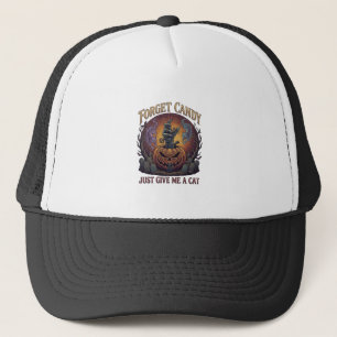 Casquette Oubliez les bonbons, donnez-moi simplement un chat