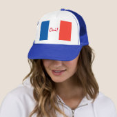 Casquette Oui Pavillon français personnalisable (En situation)