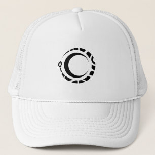 Casquette ouroboros et lune