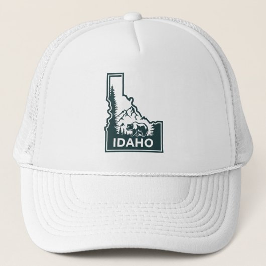 Casquette Ours Carte Idaho (Devant)