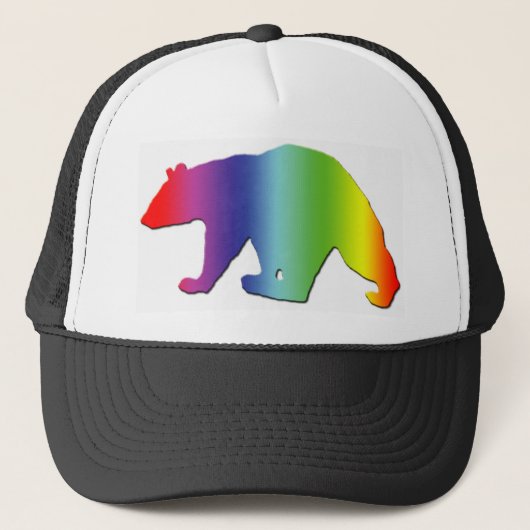 Casquette Ours d'arc-en-ciel (Devant)