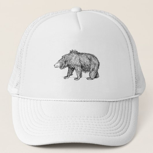 Casquette Ours de paresse (Devant)