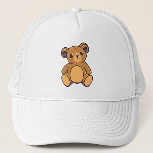 Casquette Ours en peluche mignon (Devant)