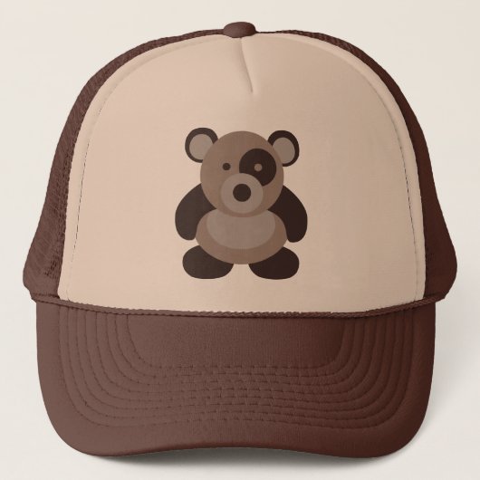 Casquette Ours panda Brown (Devant)