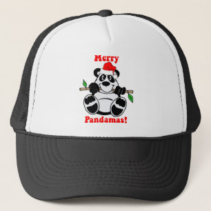 Casquette Ours panda drôle de Noël