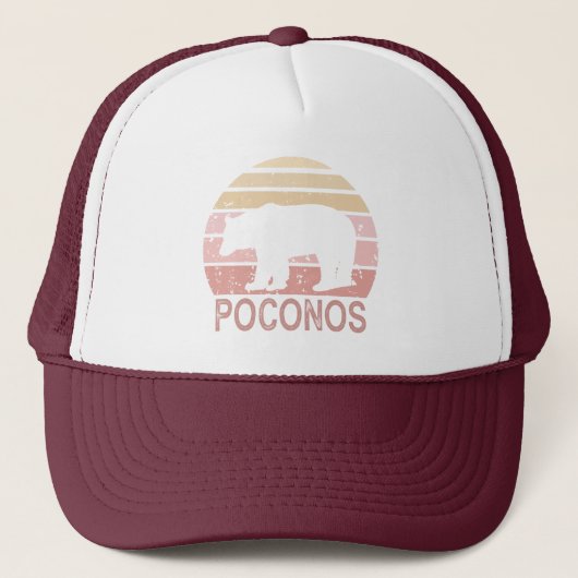 Casquette Ours rétro Poconos (Devant)