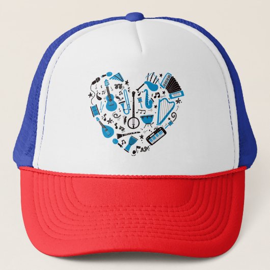 Casquette Outil de coeur Musicien (Devant)