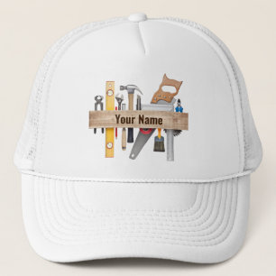 Casquette Outils de menuiserie personnalisables