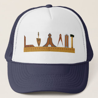 Casquette Outils de travail du maçon libre