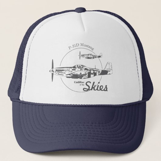 Casquette P-51D Mustang « Cadillac of the Skies » CAP (Devant)