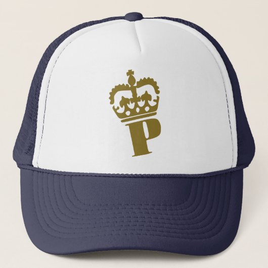 Casquette P - Lettre - nom (Devant)