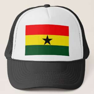 CASQUETTE PAC DE CAMIONNAGE DE DRAPEAU DU GHANA