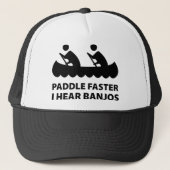 Casquette Paddle plus vite j'entends Banjos (Devant)