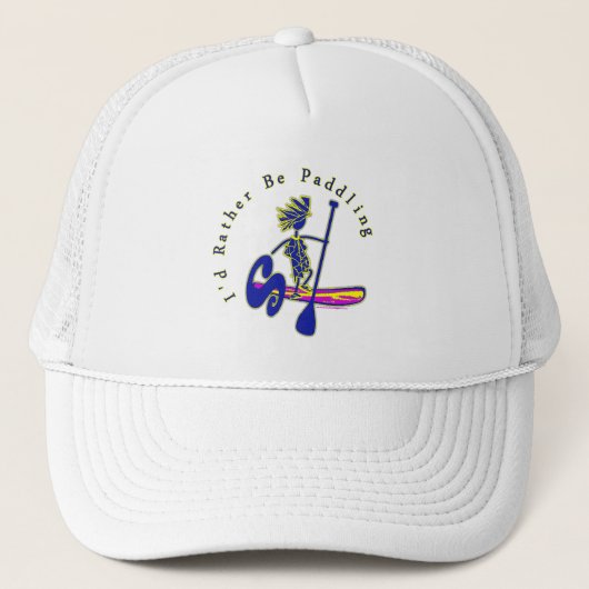 Casquette Paddleboard Je Préférerais Pagayer (Devant)
