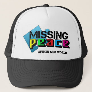 Casquette paix absente dans notre monde