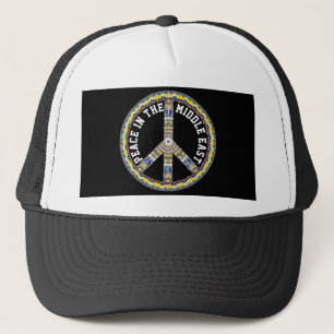 CASQUETTE PAIX AU MOYEN-ORIENT - GÉOMÉTRIQUE