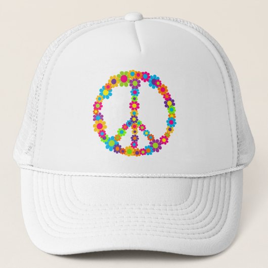 Casquette Paix de l'énergie des fleurs (Devant)