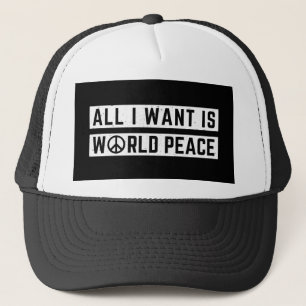 Casquette Paix mondiale