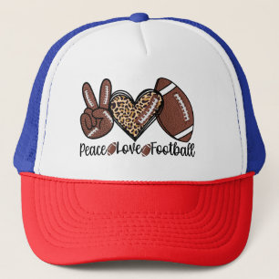 Casquette Paix Paix Amour Football USA – Sports Patriotiques
