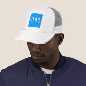 Casquette Paleo Yahweh en bleu (En situation)