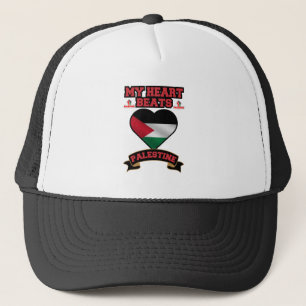 Casquette Palestine Coeur Drapeau Amour Soutien Liberté Fier