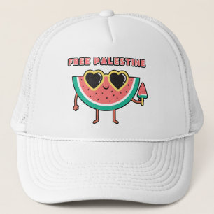 Casquette Palestine libre Pastèque Palestine mignon coloré
