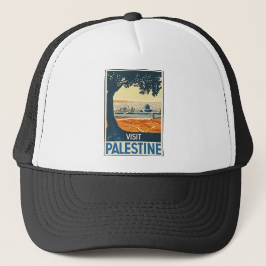 Casquette Palestine Vintage voyage (Devant)