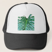 Casquette Palm Leaf, feuillage tropical, forêt tropicale (Devant)
