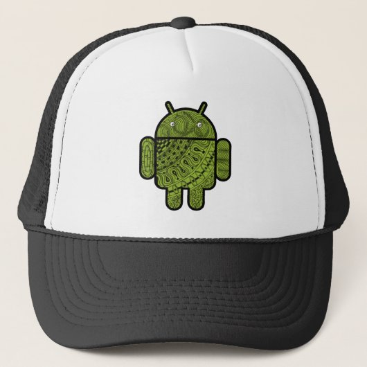 Casquette Pancho Doodle Character pour le robot Android™ (Devant)