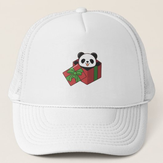 Casquette Panda à l'anniversaire en cadeau (Devant)