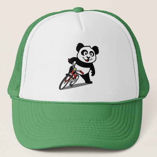 Casquette Panda à vélo mignon (Devant)