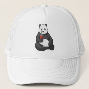Casquette Panda avec boisson