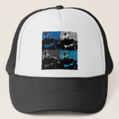 Casquette Panda Bear Multi-panel Art Design (Devant)