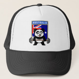 Casquette Panda d'haltérophilie de l'Australie