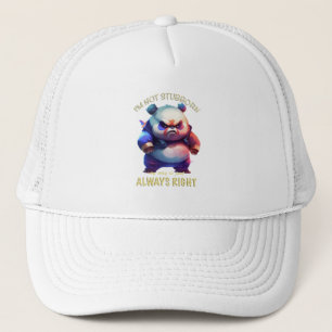 Casquette Panda Je ne suis pas têtu Mon chemin est toujours 