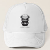 Casquette Panda Je ne suis pas têtu Mon chemin est toujours  (Devant)